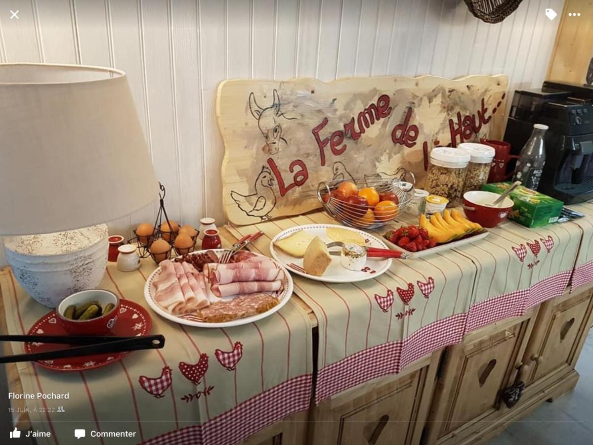 La Ferme De La-Haut B&B Le Haut-du-Them Екстер'єр фото